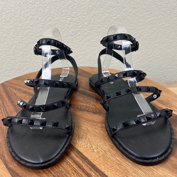 Torrid Women’s Size 9.5WW Black Studded Strappy Gladiator Sandals - Picture 4 of 13